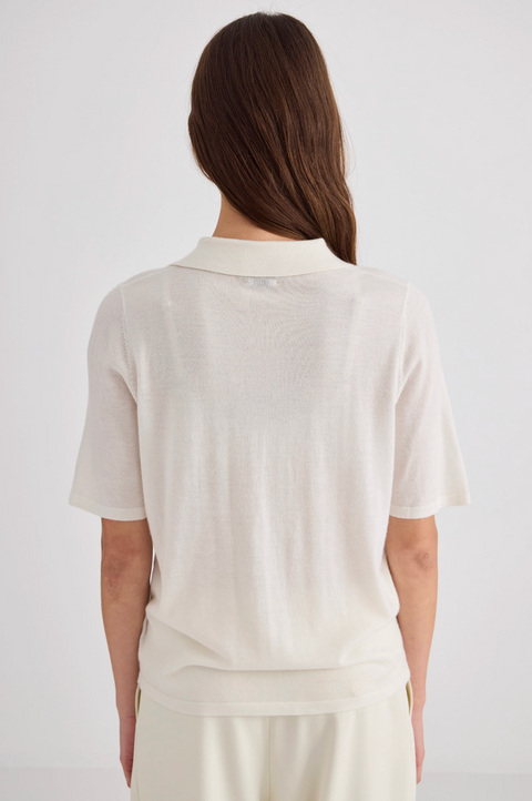 Laing Home Featherlight Cashmere Shirt - Cream
