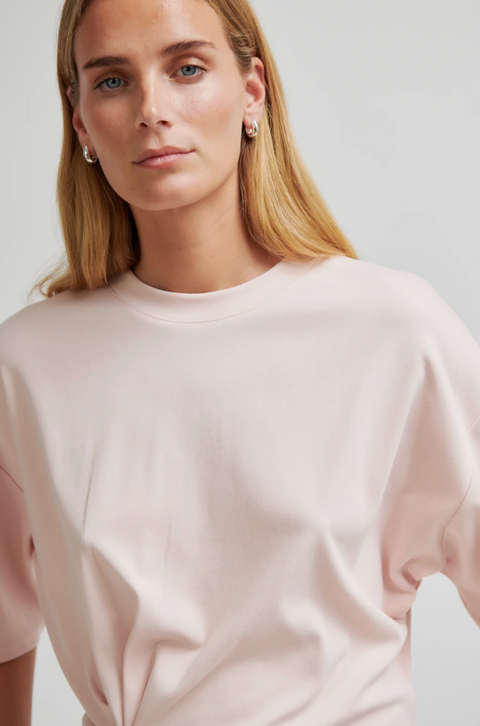 Second Female Missouri Gathered Tee - Crystal Pink
