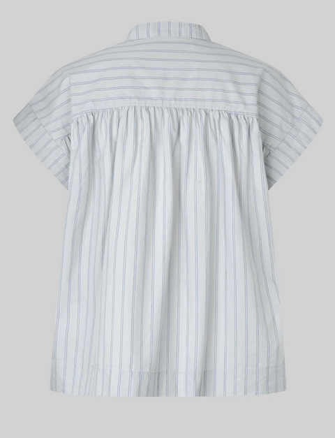 Second Female Sarisa Stripe Top - Cashmere Blue