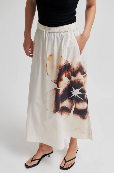 Second Female Adrienna Printed Skirt - Eggnog
