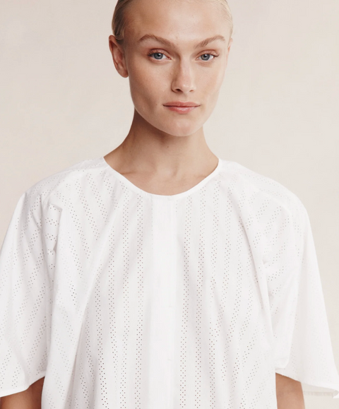 Marle Liberty Short Sleeve Shirt - Ivory