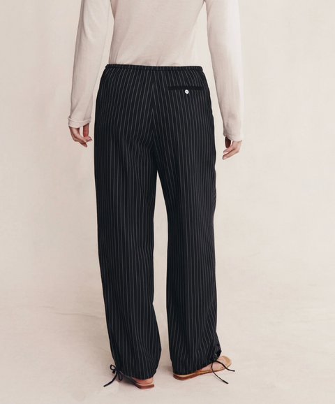 Marle Fatima Pant - Black Pinstripe