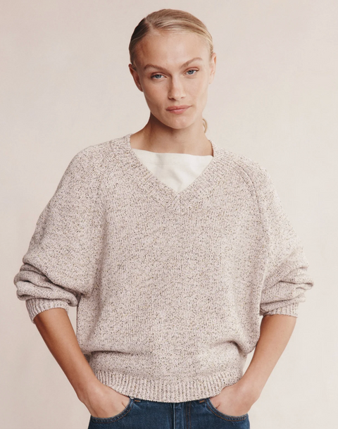 Marle Moss Sweater - Fleur Speckle