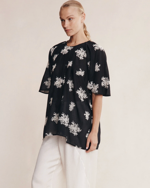 Marle Liberty Short Sleeve Shirt - Rice Flower
