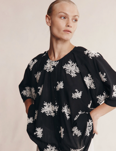 Marle Liberty Short Sleeve Shirt - Rice Flower
