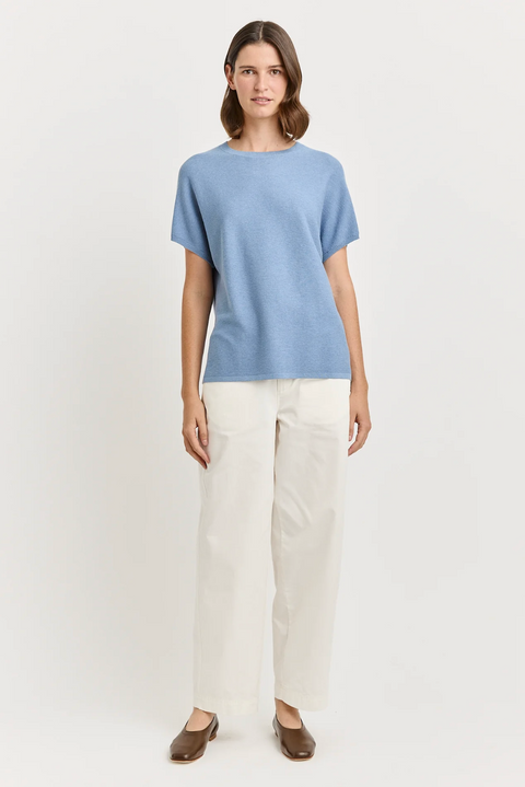 Toorallie Links Cap Sleeve Top - Mist