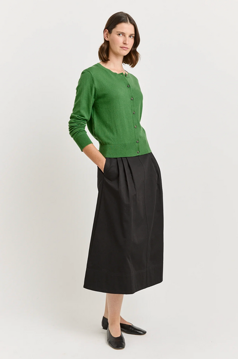 Toorallie Fine Crew Cardigan - Spring