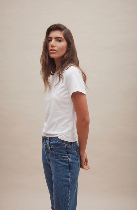 Nobody Denim Baby Tee - White