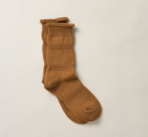 Yahae Organic Cotton "Ploot" Socks - Brown
