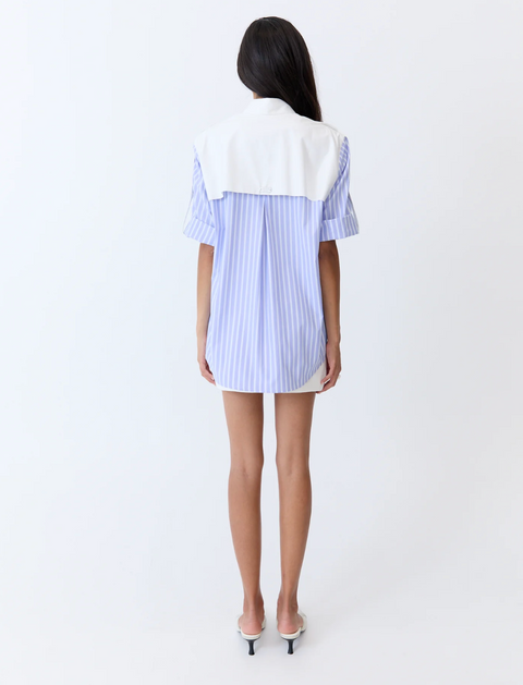 Eder by Anna Bellini Shirt - Blue Pinstripe