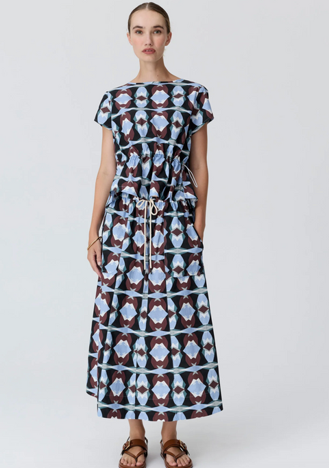 POL Clothing Thyra Reversible Tee - Thyra Print
