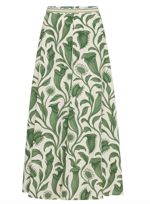 POL Clothing Botanica Skirt - Botanica Print