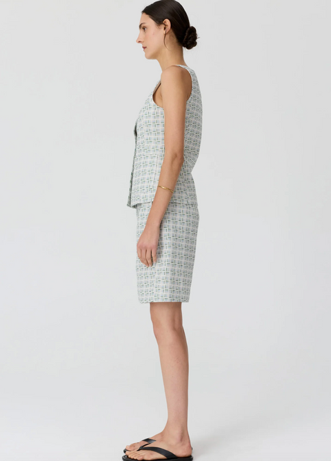 POL Clothing Parterre Vest - Parterre Jacquard