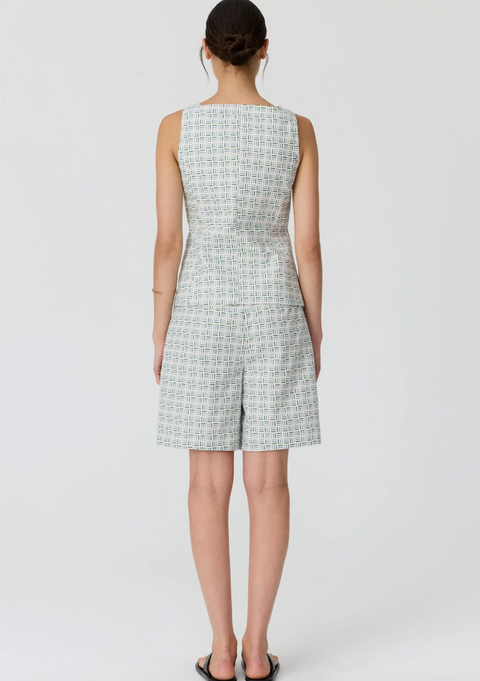 POL Clothing Parterre Vest - Parterre Jacquard