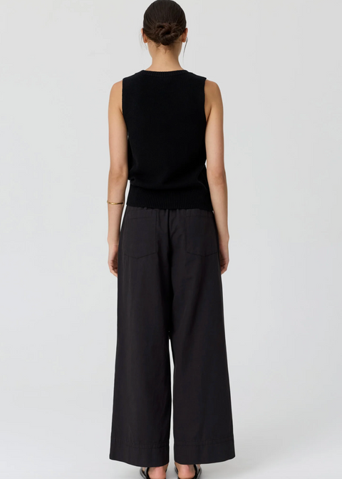POL Clothing Viloa Beaded Tank - Black