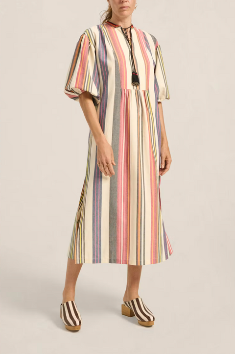 Ilio Nema Circe Dress - Voula Stripe