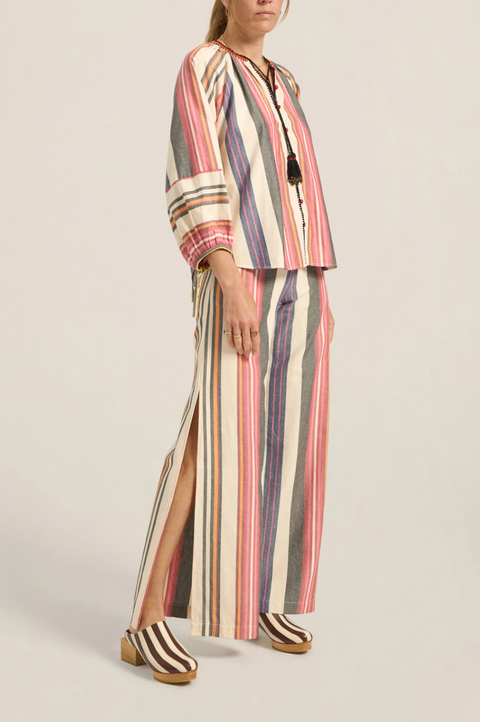 Ilio Nema Capitol Blouse - Voula Stripe