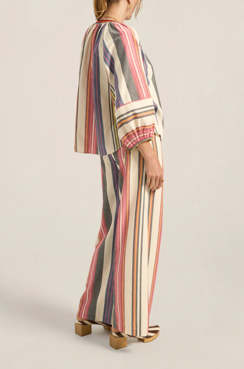 Ilio Nema Capitol Blouse - Voula Stripe