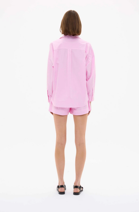 LMND Chiara Classic Long Sleeve Shirt - Rose Glow