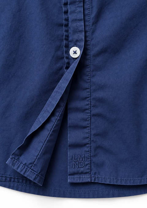 LMND Chiara Classic Long Sleeve Shirt - Navy