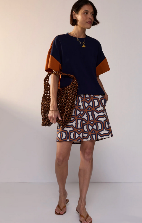 POL Clothing Hali Shorts - Hali Print