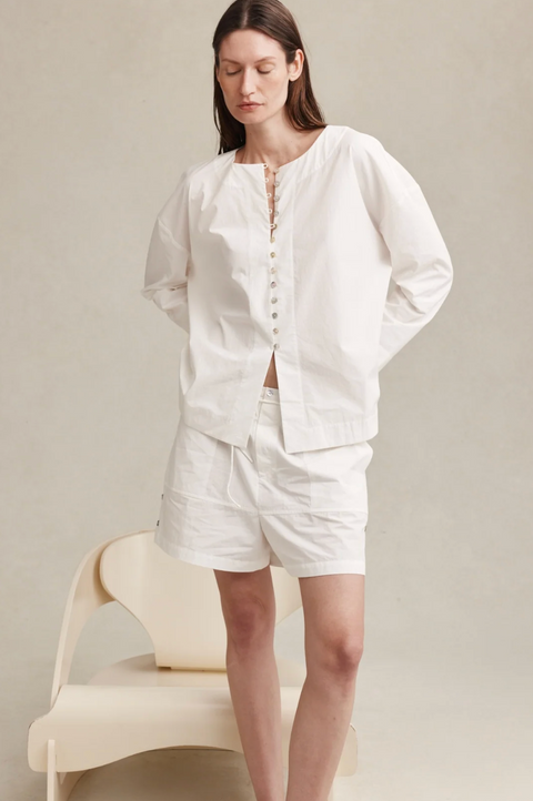 Marle Diya Shirt - Blanc
