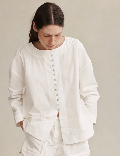 Marle Diya Shirt - Blanc