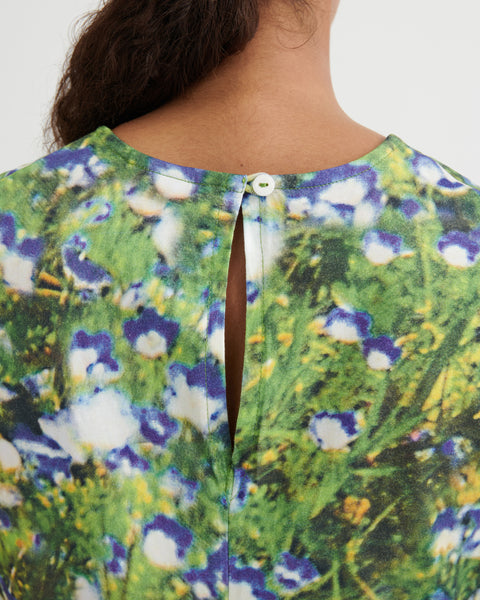 Kowtow Bluebell Dress - Bluebell Print