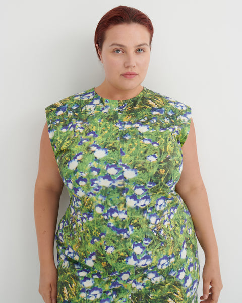 Kowtow Bluebell Dress - Bluebell Print