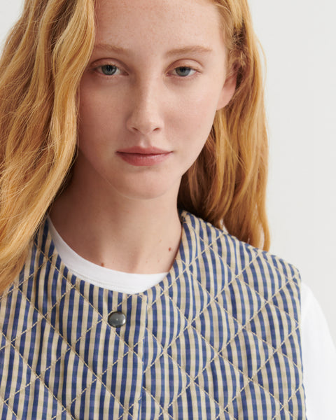 Kowtow Quilter Vest - Landscape Check