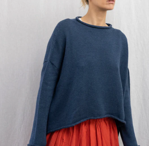 Luna Gallery Cotton Roll Neck Jumper